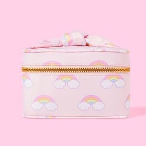 Rainbow knotted open top pouch Stoney Clover Lane x Target light pink